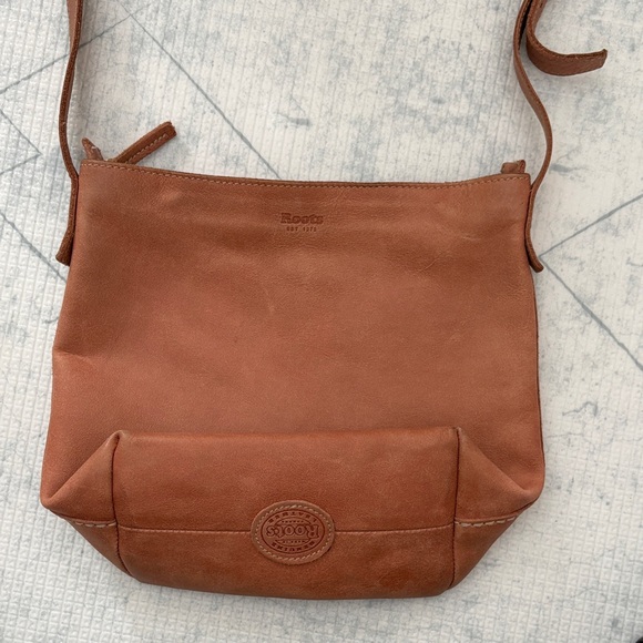 Roots Handbags - Roots Pink Leather Crossbody Bag